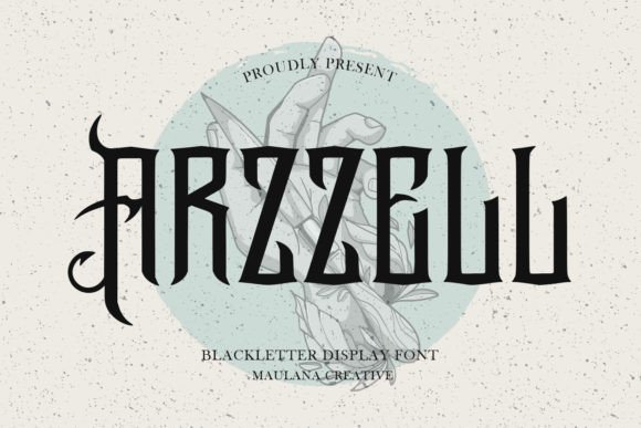 Arzzell: A Bold Gothic Font for Creative Impact