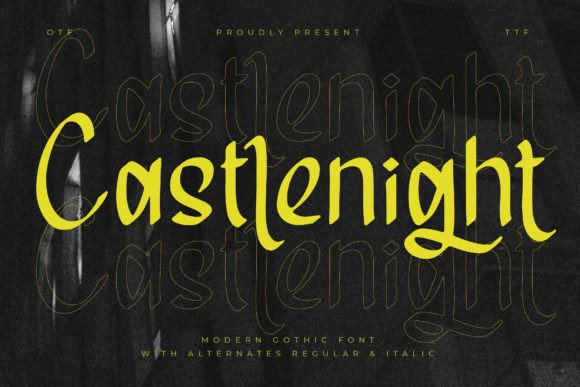 Castlenight: A Modern Gothic Font for Creative Projects
