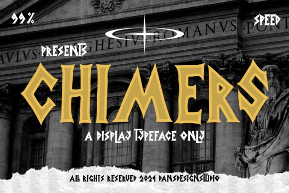 Chimers Font: A Bold Blend of Blackletter and Graffiti