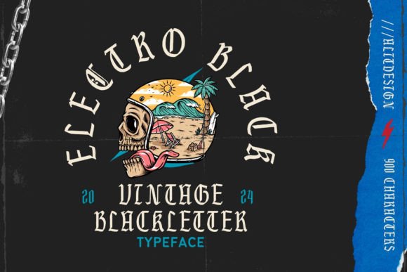 Electro Black: A Bold Fusion of Vintage and Modern Typography