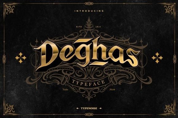 Exploring the Elegance of Deghas Vintage Gothic: A Timeless Typographic Choice