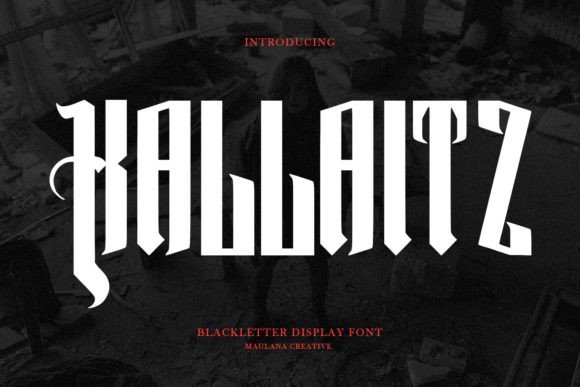 Kallaitz: A Blackletter Display Font for Impactful Design and Branding