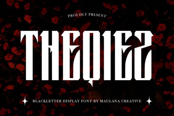 Theqiez: A Bold Blackletter Font for Timeless Design Impact